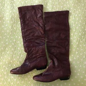 Vero Cuoio burgundy boots